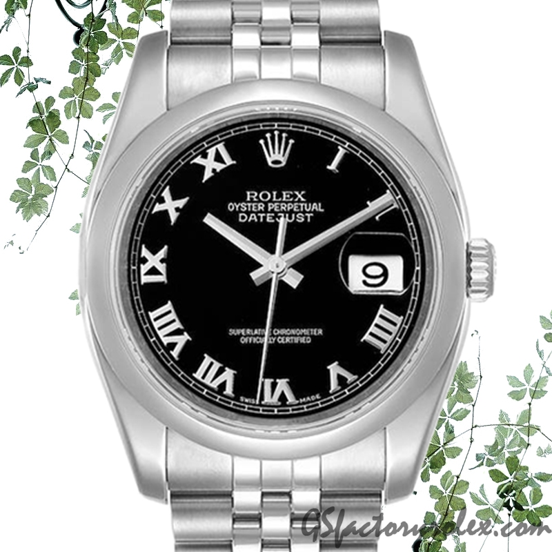GS Rolex Datejust Men's 116200BKRJ 36mm Watch - GS Fake Rolex- Greatest ...